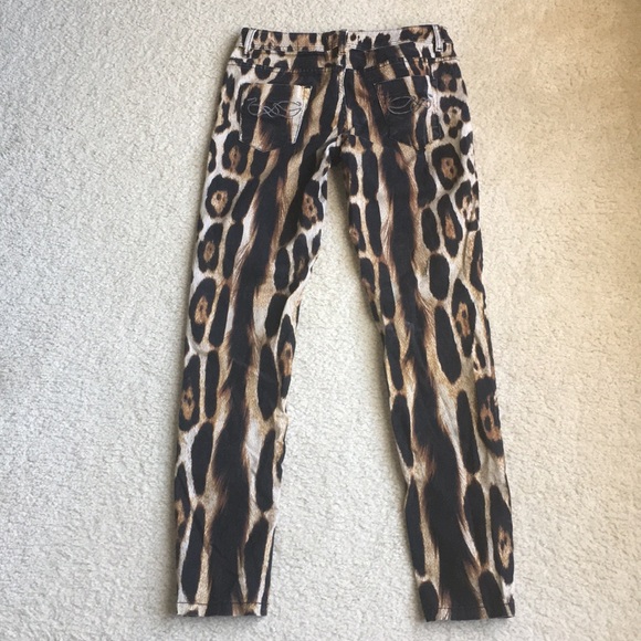 ❌SOLD❌Just Cavalli animal print jeans - Picture 2 of 4